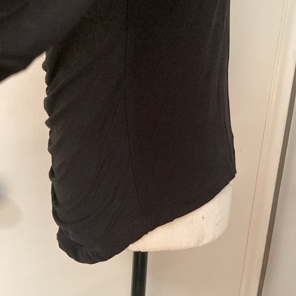 Bailey bamboo ruched mock neck top - Picture 7 of 7